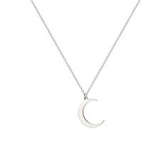 PRICES MAY VARY. ♥ 18K Gold Plated -- High Quality Stainless Steel, 18K Gold Plated. Keep Color Forever.Our crescent pendant necklace is lead free, nickel free and hypoallergenic. ♥ Measurements -- Moon Necklace:16.5”+2”, Crescent Pendant:0.3”*0.7” ♥ Style -- This beautiful necklace features a high polished crescent moon pendant dangling from an delicate chain. ♥ Best Gift -- Our elegant moon necklace is packed with love in a Velvet bag. It's a perfect gift for your kids, child, best friend, dau Elegant Moon Shape Clavicle Chain Necklace, Elegant Moon-shaped Necklace With Delicate Chain, Elegant Half Moon Clavicle Chain Necklace, Elegant Necklace With Moon Charm In Half Moon Shape, Elegant Moon Phase Necklace In Moon Shape, Dainty Crescent White Gold Necklace, Elegant Half Moon Necklace With Moon Charm, Minimalist Half Moon Clavicle Chain Necklace, Elegant Sterling Silver Crescent Charm Necklace