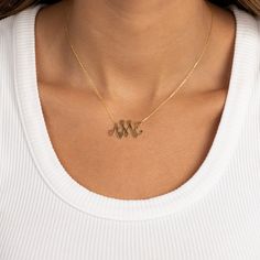 Indulge in personalized elegance with the Adina Eden Solid Script Monogram Pendant Necklace. Crafted from luxurious sterling silver and adorned with a radiant gold plating, this necklace exudes sophistication. Featuring space for three initials, it offers a bespoke touch to your ensemble. With a length of 15" and a 2" extender, it ensures a comfortable and adjustable fit. Elevate your style with this exquisite monogram pendant necklace. Product Details Made from Sterling Silver Gold Plated 3 Ini Monogram Pendant Necklace, Diamond Anklet, Monogram Pendant, Script Monogram, Bold Rings, Monogram Necklace, Anklet Bracelet, Charm Bangle, Shop Engagement Rings