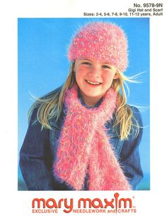 Knit this hat and scarf set with the use of our pattern. This is a downloadable (non paper) pattern. For questions about yarn requirements, please contact us. After your purchase, you may download the pattern from your account.