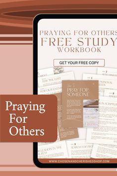 free bible study printable on praying for others Free Prayer Printables, Be More Intentional