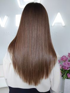 Haircuts For Long Hair Straight, Shape Haircut, V Cut Hair, V Shaped Haircut, Brown Straight Hair, Brown Hair Looks