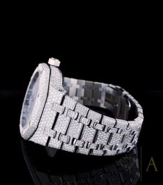 Luxury Watch Brilliant Cut VVS1 Moissanite Watch Hip Hop - Etsy Moissanite Watch, Diamond Watches, Star Watch, Diamond Watch, Watch Collection, Wrist Watches, Moissanite Diamonds, Luxury Watch, Wrist Watch