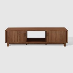 Scandinavian Tv Stand, Reeded Door, Reeded Wood, Target Tv Stand, Japandi Interiors, Storage Cubby, Wooden Tv Stands, Entertainment Stand, Walker Edison