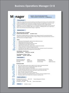 a professional resume template for an office manager, it's designed to look like a computer