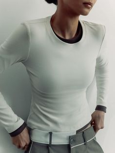 Basic longsleeve of a simple design featuring a round neckline and fitted long sleeves made from stretch jersey.- full length- fitted silhouette- round neckline- long sleeves Online Fashion Store, Fitted Silhouette, Online Fashion Stores, Online Fashion, Simple Design, Fashion Store, Round Neckline, Simple Designs, Full Length