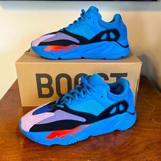 Yeezy Boost 700 Hi-Res Blue Made By Adidas. Nwt Mint Condition, Comes In Original Box With An Extra Set Of Laces. Ol4ss3x20ta8 Adidas Shoes Yeezy, Mens Yeezy, Yeezy Shoes, Yeezy Boost, Adidas Yeezy, Adidas Yeezy Boost, Adidas Shoes, Mint Condition, Mens Shoes Sneakers