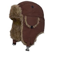 Winter is no match for our extra large fur trim hat that fits just snug enough to stay on but not enough to feel tight. The side flaps keep your ears warm no matter how low the temperature is. Brown Hats With Ear Flaps For Cold Weather, Brown Ear Flaps Hat For Cold Weather, Brown Hat With Plush Lining For Cold Weather, Brown Hats With Ear Flaps For Outdoor Activities, Brown Hats With Ear Flaps For Outdoors, Brown Hat With Faux Fur Lining And Ear Flaps, Brown Hats With Faux Fur Lining And Ear Flaps, Insulated Hats With Ear Flaps For Cold Weather, Brown Aviator Winter Hats