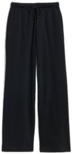 Athleisure Ankle-length Pull-on Pants, Ankle-length Pants With Elastic Side Panels, Sporty Ankle-length Pants With Elastic Waistband, High-waisted Pants With Elastic Side Panels, Athleisure Work Pants With Elastic Side Panels, Solid Color Comfort Stretch Pants With Elastic Side Panels, Solid Pants With Elastic Side Panels And Comfort Stretch, Sporty Straight Pants With Elastic Waistband, High-waisted Wide Leg Pants With Comfort Waistband For Work