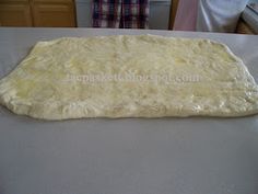 the dough is ready to be baked on the counter top in the home kitchen area