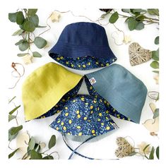 A baby sun hat is a useful accessory in the city, on the beach, and in the village on summer days. This reversible sun hat is great for hot days. One side of the hat is organic linen, the other is cotton with a lemon print. The baby beach hat can be with or without cords. This linen sun hat is for lovers of Cottagecore style. I sew linen bucket hats by your standards. The heads of small and adult people can vary in size. Please focus on the circumference of the head, and not on the age of the pe Yellow Bucket Hat, Baby Beach, Baby Sun Hat, Cottagecore Style, Jumpsuit Summer, Lemon Print, Beach Baby, Organic Linens, Beach Hat