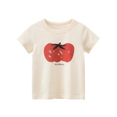 Cartoon Fruit Kids T-Shirt - Momorii Childrens Clothes Boys, Fruit Shirt, Cartoon Fruit, Great Pizza, Kids Boutique, Baby Shorts, Girls Tees, Girls Tshirts, Everyday Outfits