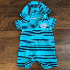 Carters Baby Boy Hooded Romper. Blue Stripe With Shark. Perfect For Beach Wear! Nwot. Pet Free Smoke Free Home. Casual Blue Onesie For Playwear, Blue Casual Onesie For Playwear, Casual Blue Onesie For Playtime, Light Blue Casual Onesie, Casual Light Blue Onesie For Playtime, Blue Cotton Hooded Onesie, Carters Puppy Pull String Blue, Carters Baby Clothes, Playful Blue Summer Onesie