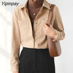 Capsule Wardrobe Outfits, Women Office, Female Clothing, Wardrobe Outfits, Pocket Shirt, Office Lady, Tunic Blouse, Korean Street Fashion, Office Ladies