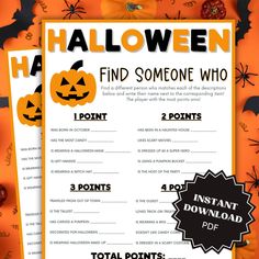 a halloween find and write activity for kids