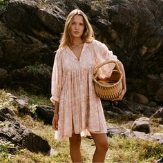 Daughter Of India Kyra Mini Dress - Apricot Blush New With Tags And Bag Brand New Sold Out Online Open To All Offers Daughters Of India, Apricot Blush, Sacred Lotus, India Dress, Breast Feeding, Comfortable Style, Feminine Design, Dress Silhouette, Block Design