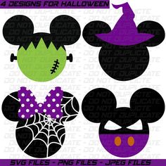 What you get in the digital download of Mickey Face Monster Graphics for Halloween Halloween Mouse, Disney Cakes, Halloween Magic, Halloween Monster, Monster Design, Halloween Clipart, Disney Tshirts, Mickey And Minnie, Free Halloween