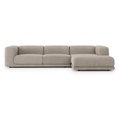 Smartly proportioned with minimal contemporary detailing. Experiencing the indulgent comfort of the Kelston Sofa has been compared to sitting on a cloud. Boasting large seating areas, wide arms, and foam and feather cushions for optimum comfort, a unique feature of the Kelston Sofa is the articulating headrests which can be adjusted to a variety of angles and heights, or folded out of the way when not in use. Details Solid and multilayer wood frame Articulating headrest mechanisms Polyurethane f L Sofas, Minimal Contemporary, Sectional Sofa With Chaise, Sofa Fabric, Modern Sofa Sectional, Couch Chair, Grasscloth Wallpaper, Small Sofa, Contemporary Sofa