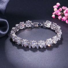 If you are looking for a fine jewelry which looks sepecial, precious stone please consider cubic zirconia in Wedding Bracelet