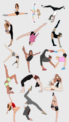 Gymnastics Wallpaper, Gymnastics For Beginners, Cute Friend Poses, Ballerina Workout, Gymnastics Flexibility, Gymnastics Tricks, Flexibility Routine, Yoga Poses For Two, Cheer Workouts