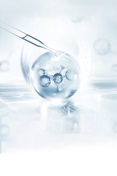 an image of a glass ball with water in it and a needle sticking out of it