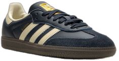 Adidas Navy Lace-up Sneakers, Navy Adidas Lace-up Sneakers, Navy Lace-up Adidas Sneakers, Adidas Navy Sneakers With Rubber Sole, Navy Sports Sneakers With Gum Sole, Navy Leather Sneakers With Gum Sole, Adidas Navy Sneakers For Sports, Navy Round Toe Sneakers With Gum Sole, Navy Lace-up Sneakers With Gum Sole