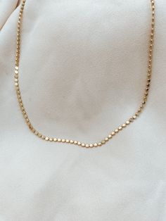 Our beautiful Dot Chain is an easy way to make a big statement and is perfect to wear anytime. This chain looks beautiful on its own or mixed and matched. High quality chain necklace, gold filled, nickel-free and hypoallergenic.This’s one of my favorite chains from my new collection. The different shapes make them look so classy, unique, and shiny! YOU’LL LOVE IT!! DETAILS: •Material: 14K gold-filled, sterling silver •Lengths : 14" - 18" inches • Thickness: 2mm•features the perfect chain for mak Chain Necklace Gold, Necklace Sizes, Different Shapes, Necklace Gold, Ring Necklace, New Collection, Gold Filled, Silver Gold, Chain Necklace