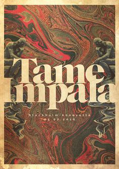 the cover to tame impale's album, featuring an image of a man on a