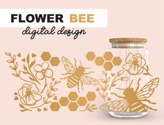 Cricut Cup Wrap, Cup Wrap Svg Free, Cricut Pictures, Libby Glasses, Free Cricut Images, Logo Bee, Bee Svg, Bees Wrap, Small Crafts