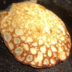 a pancake that has been fried in the oven