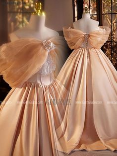 10% off now|Free shipping world-wide. Unique Champagne Satin Ballgown Off Shoulder Formal Dress at GemGrace. Click to learn our pro custom-made service for wedding dress, formal dress. View #FormalDresses for more ideas. Off Shoulder Formal Dress, Satin Ballgown, Gorgeous Prom Dresses, Royal Aesthetic, Costume Inspo, For Wedding Dress, Prom Dress Inspiration, Fantasy Dress, Pretty Dress