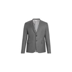 Thom Browne solid sport coat with branded gold-tone buttons Notched lapels; two-button front Chest welt pocket Side flap pockets Four-button sleeve finish Double-vented back Super 120s wool Made in Italy Thom Browne, Bergdorf Goodman, Sport Coat, Flap Pocket, Welt Pocket, Tops Designs, In Italy, Italy, Luxury Fashion