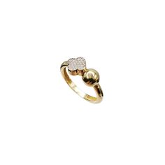 Precious Metals: 14 Karat Yellow Gold. Gemstone: Cubic Zirconia Stones may be upgraded upon request. Band's Width: 6.0 mm* Ring Size: 7* (US) Weight: 2.9 grams* *All weights and measurements are approximate. Please contact us if you have further questions about alternate sizes or styles, availability, specifications, a