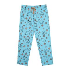 Indulge in the whimsy and charm of Sesame Street with our officially licensed Cookie Monster Blue Adult Juniors Sleep Pants. These delightful blue sleep pants feature an all-over repeat print of the iconic Cookie Monster enjoying his favorite treat - cookies! Perfect for fans of this beloved character, these pants offer a cozy and comfortable fit with a blend of 92% polyester and 8% Spandex. The elastic waistband and drawstring allow for a secure and adjustable fit, while the practical side pock Playful Blue Sleep Bottoms, Casual Blue Sleep Bottoms, Casual Printed Sleep Bottoms, Casual Blue Printed Sleepwear, Comfortable Blue Pants For Pajama Party, Blue Relaxed Fit Bedtime Bottoms, Blue Relaxed Fit Bottoms For Bedtime, Comfortable Blue Bottoms For Pajama Party, Playful Cotton Sleep Pants