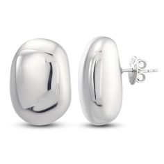 These boule-shaped earrings are an eye-catching everyday style. Sterling silver High polish finish Friction backs Made in Italy From the Italia D'Argento collection Jared The Galleria Of Jewelry, Earrings Sterling Silver, Sterling Silver Earrings Studs, Sterling Earrings, Everyday Style, Sterling Silver Earrings, Everyday Fashion, In Italy, Stud Earrings