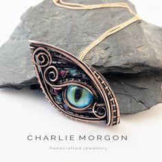 Turquoise Dragon Eye Pendant Made To Order by CharlieMorgon Unique Metal Brooch Gift, Handmade Metal Brooches As Gifts, Handmade Metal Brooches For Gifts, Unique Brooch Jewelry As A Gift, Unique Metal Jewelry Brooch, Unique Brooch For Jewelry Making, Unique Brooches For Jewelry Making, Handmade Bohemian Brooches For Collectors, Unique Metal Brooch