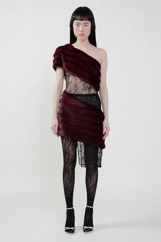 Aubergine Faux Fur Combo dress: Pre Order Chic Winter Silk Dresses, Luxury Winter Cocktail Dress, Elegant Winter Asymmetrical Dress, Winter Evening Silk Dress, Chic Burgundy Mini Dress For Evening, Chic Burgundy Evening Dress, Fitted Burgundy Silk Dress, Chic Burgundy Cocktail Dress, Multi Tie Dress