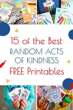 the best random acts of kindness free printables