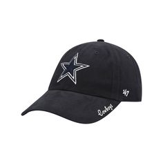 You've been a longtime fan of the Dallas Cowboys, and there's no chance that's changing. Continue to celebrate your favorite NFL franchise by picking up this Miata Clean Up adjustable hat from '47! The crisp Dallas Cowboys graphics displayed on the crown will highlight your devotion to the players that you want to see make the highlight reels all season long.You've been a longtime fan of the Dallas Cowboys, and there's no chance that's changing. Continue to celebrate your favorite NFL franchise Casual Cap For Fan Events, Fan Merchandise Hat With Curved Brim, Baseball Season Dad Hat With Curved Brim, Sports Fan Hat With Curved Brim, Sports Fan Cap With Fan Merchandise, Fan Merchandise Team Spirit Cap, Curved Brim Sports Fan Hat, Highlight Reels, Adjustable Hat