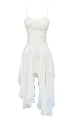 This dress is loved for its extremely feminine and elegant silhouette. It has an incredibly tight fishbone corset waist. This dress is made of lace mesh. so it falls nicely on your curve. You can match it with a delicate pair of heels.WHERE TO... Midi Dress With Fitted Lace Bodice, Fitted Lace Trim Corset Dress For Prom, Elegant Summer Corset For Prom, Elegant Prom Corset With Spaghetti Straps, Elegant Summer Prom Corset, Elegant Corset Dress With Lace Patchwork, Elegant Corset With Boned Bodice And Spaghetti Straps, Elegant Lace Corset Dress With Corset Back, Elegant Lace Dress With Corset Back For Prom