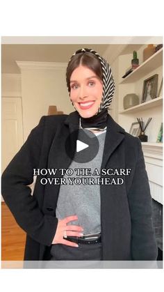 45K views · 1.7K reactions | How to tie a #scarf over your head. Will you be trying this method? | Rebecca Kahane Pankow Ways To Wear A Scarf, How To Wear Scarves, All About Eyes, Your Head, How To Wear, Fashion Tips