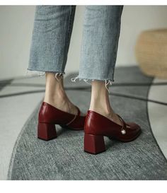 Shipping: Worldwide Express Shipping AvailableDelivery time: 7-15Days Fast ShippingReturns: Fast refund, 100% Money Back Guarantee.Brand Name: WertzkOrigin: Mainland ChinaUpper Material: PUToe Shape: Square ToeWith Platforms: YesPlatform Height: 0-3cmHeel Height: High (5cm-8cm)Heel Type: Square heelPump Type: BasicStyle: FashionFashion Element: BuckleSeason: SummerOutsole Material: Rubberis_handmade: YesPattern Type: SolidInsole Material: LatexOccasion: CasualModel Number: women pumpsGender: WOM Wedding Women, Leather Wedding, Red Shoes, Heel Shoes, High Heel Shoes, Heeled Mules, High Heel, Mule Shoe, Pu Leather