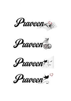 three different types of stickers with the words heaven, heaven and raven written on them