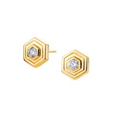 18 karat yellow gold Gemstone 0.20 carat approx. Diamonds 0.22 carat approx. Post back for pierced ears Length 0.3 inch / Width 0.3 inch approx. Yellow Gold Single Cut Diamond Earrings For Anniversary, Formal Yellow Gold Diamond Earrings, Formal 14k Yellow Gold Diamond Earrings, Luxury Gold Earrings With Bezel Setting, Timeless Gold Diamond Earrings With Single Cut, Modern Yellow Gold Bezel Setting Earrings, Gold Single Cut Round Diamond Earrings, Luxury Yellow Gold Diamond Earrings With Bezel Setting, Modern Yellow Gold Diamond Earrings With Prong Setting