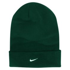 Nike Team Cuffed Beanie. Keep your head warm during those chilly fall games. 100% acrylic. Solid Winter Sports Hats, Nike Winter Beanie Hat, Winter Sports Beanie Hat, Nike Casual Winter Hats, Casual Nike Winter Hat, Casual Sports Hat For Winter, Casual Winter Sports Hat, Sporty Winter Beanie Hat, Sports Beanie For Winter