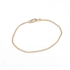 Bracelets for Women, Simple Chain Bracelet, Gifts for Women This dainty gold chain bracelet is stylish and perfect for everyday. Wear one or stack it with your favorite bracelet! Choose your favorite chain style. D E T A I L S -one gold filled bracelet -14kt gold filled -Choose your style of chain -A high quality shimmering link chain with a premium lobster clasp. LENGTH - Please select from the drop down selection. - Fits most sizing: 6.5 inches small 7.0 inches medium 7.5 inches large ∙ EXTRA Simple Jewelry With Delicate Link Chain, Minimalist 14k Gold Bracelets, Minimalist Gold Plated Charm Bracelet For Everyday, Minimalist Everyday Charm Bracelet With Delicate Chain, Minimalist Everyday Gold Plated Charm Bracelet, Everyday Minimalist Gold Plated Charm Bracelet, Minimalist Adjustable Gold Bracelet With Chain, Minimalist Charm Bracelet With Adjustable Chain For Everyday Wear, Minimalist Round Charm Bracelet For Everyday