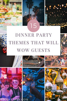 dinner party themes that will wow guests