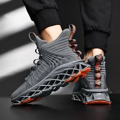 Sport Fashion Man, Off White Shoes, Style Sportif, Casual Sneakers Women, Sport Style, Sports Fashion, Breathable Shoes, Casual Sport Shoes, Running Shoes Sneakers