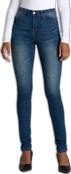 Everyday Denim Blue Jeggings, Everyday Fitted Blue Jeggings, Blue Straight Leg Jeggings For Everyday, Casual Blue Jeggings For Everyday, Jeans For Tall Women, Tall Women, Classic Blue, Women's Jeans, Georgia