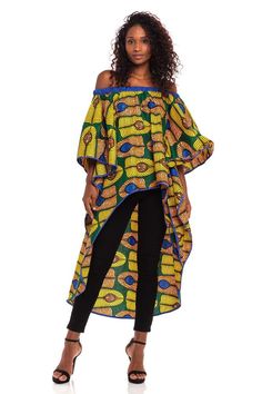 African Print Top, Cape Blouse, African Tops, African Print Tops, Face Mask Set, Liberia, African Fashion Women, African Style, African Print Fabric