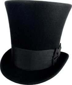 Elegant Costume Top Hat With Short Brim, Elegant Top Hat With Short Brim For Costume, Elegant Short Brim Top Hat For Costume, Classic Adjustable Cap For Costumes, Victorian Adjustable Top Hat With High Crown, Classic Fitted Felt Cap, Classic Black Hat For Costume, Victorian Style Adjustable Costume Hats For Formal Events, Victorian Top Hat With Short Brim For Formal Occasions